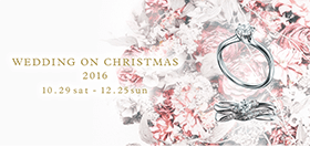 WEDDING ON CHRISTMAS 2016 10.29(sat)-12.25(sun)