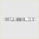 プラチナ&ダイヤモンド ブライダルリングの指輪写真